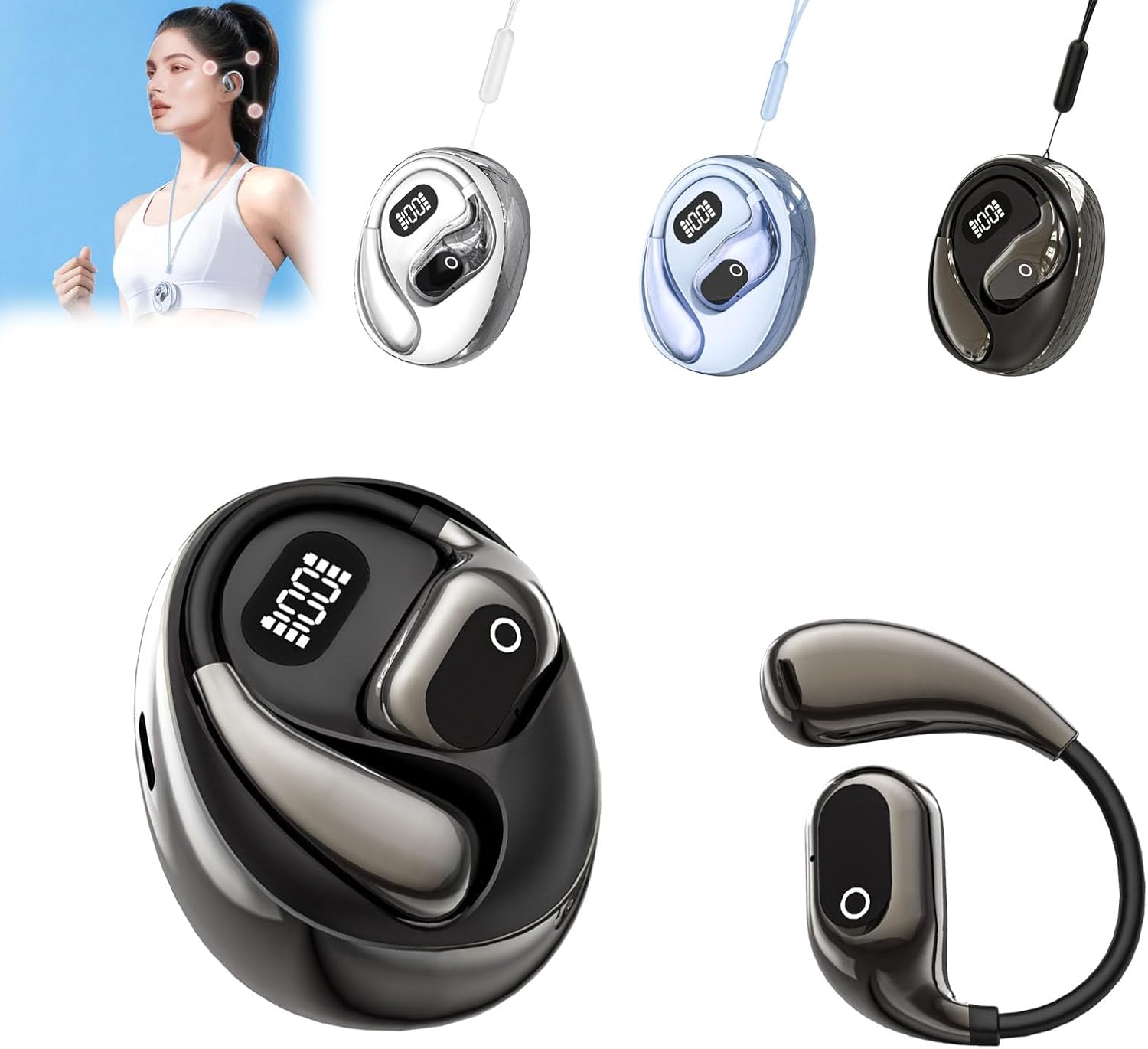 Peachloft Translator, Multi-Language Smart Translation Bluetooth Headset, Hy-T26 Pro Wireless Bluetooth Translation Earbuds, Ai Headphones Language Translation