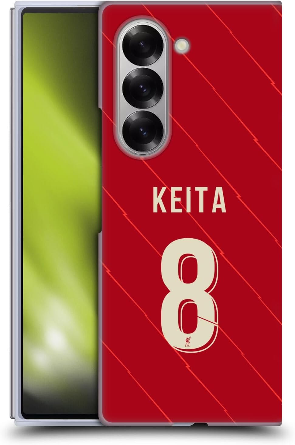 Head Case Designs Officially Licensed Liverpool Football Club Naby Keïta 2021/22 Players Home Kit Group 1 Hard Back Case Compatible with Samsung Galaxy Z Fold6