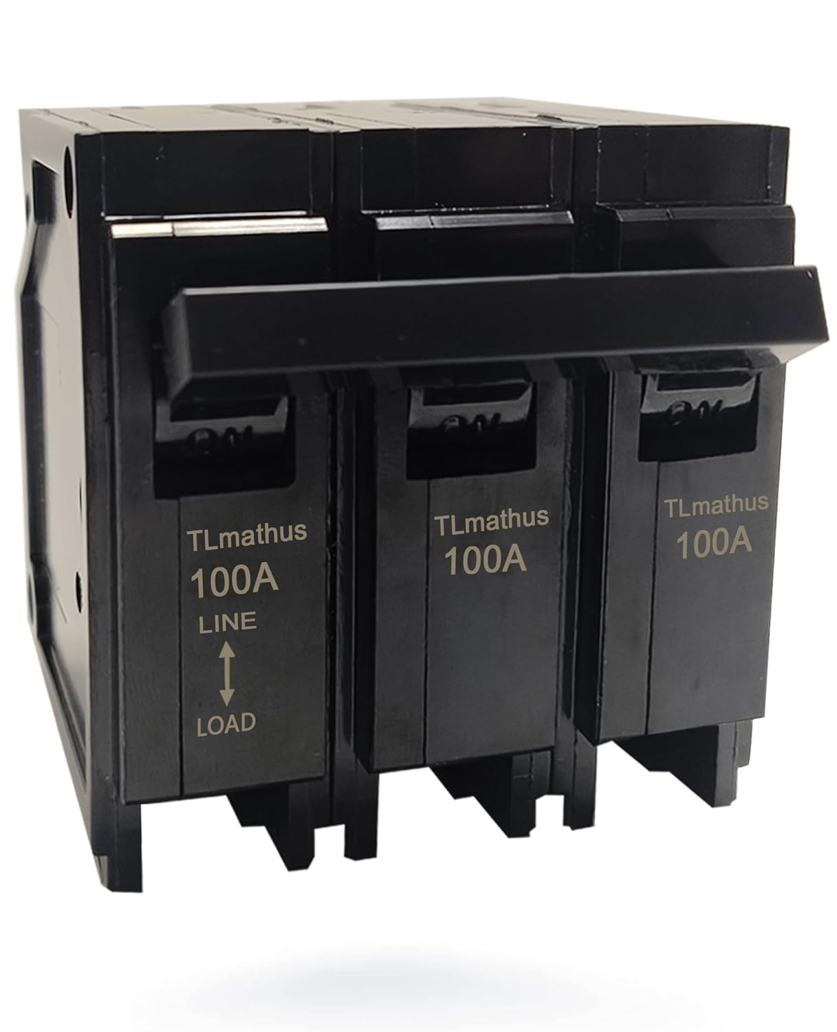 Q3100 100-Amp Three Pole Type QP Circuit Breaker Plug-in Mount Standard MCB Thermal Magnetic Protection, 10KA 120/240V, Compatible with Siemens PL and ES Series Load Centers(3P 100A)