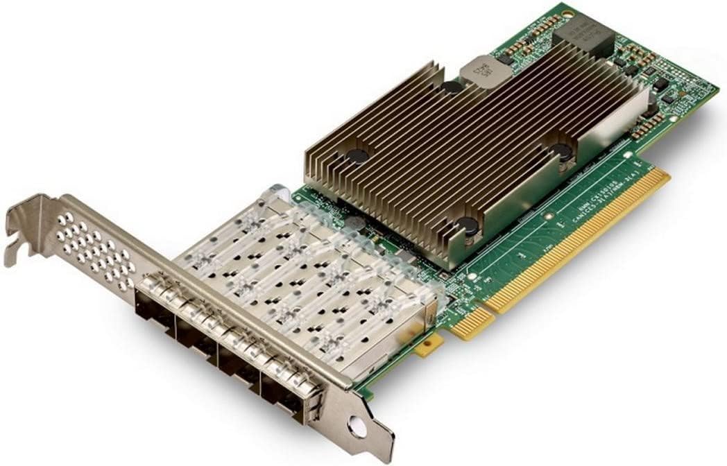 Broadcom NetXtreme E-Series P425G – Adaptateur réseau – PCIe 4.0 x16 profil bas – 10/25 Gigabit SFP28 x 4