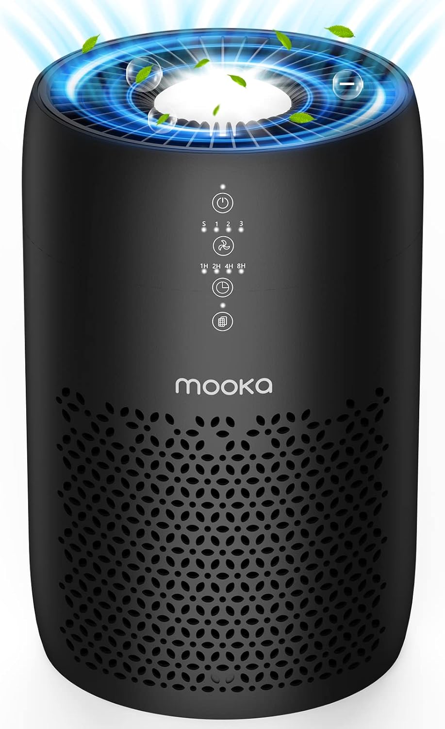 Air Purifier for Home Bedroom Large Room, 20dB Very Quiet Filtration System Cleaner Odor Eliminator, Remove Dust Smoke Pollen Dander Hair Smell, with Sleep Mode, Suitable Up to 1200 Sqft, Ozone-Free