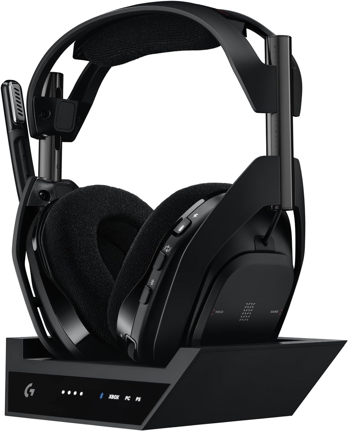 Logitech G Astro A50 X Omni-Platform Wireless Gaming Headset + Base Station for PS5, Xbox, PC: PLAYSYNC Video & Audio Switcher, HDMI 2.1 4K 120Hz VRR,