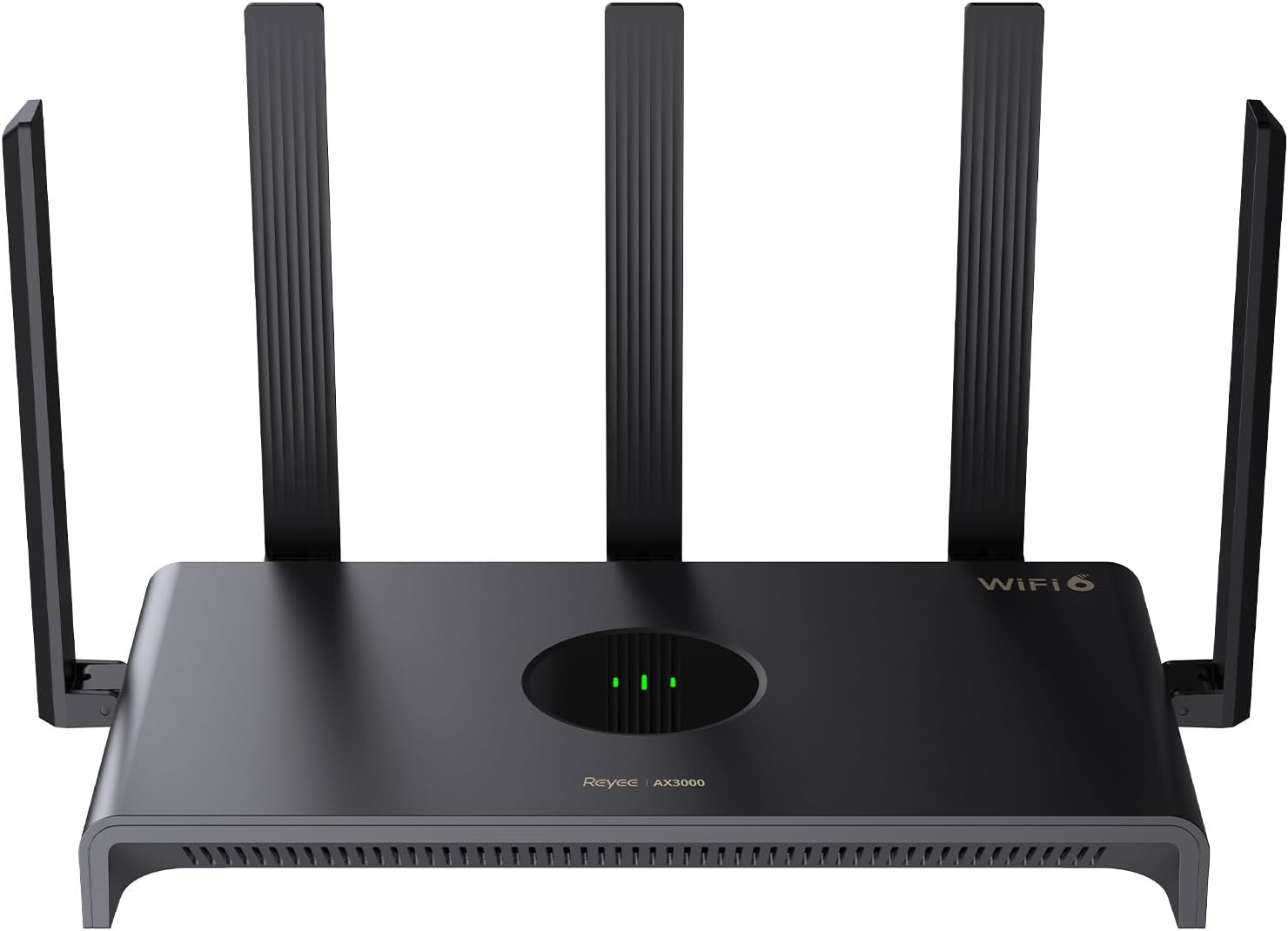 Reyee AX3000 Wi-Fi 6 Router, Dual Band Internet, 802.11ax Wireless, Coverage up to 3,000 Sq. Ft., Gigabit Wan Aggregation, WPA3, Smart VPN for Large Home (RG-E4)