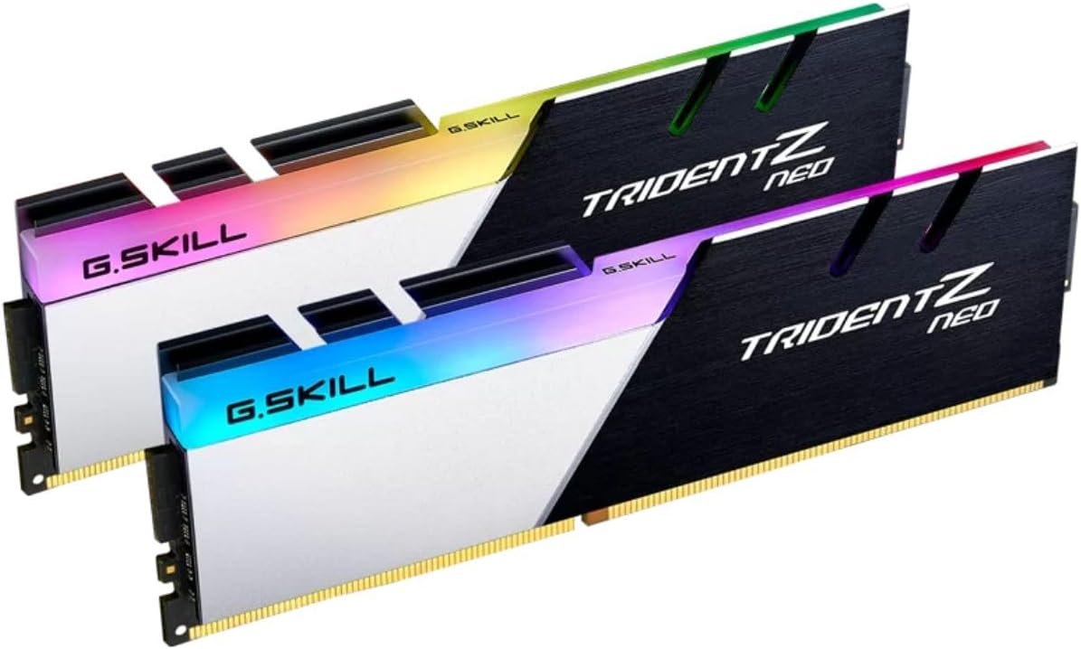 G.SKILL Trident Z Neo Series (Intel XMP) DDR4 RAM 32GB (2x16GB) 3600MT/s CL16-19-19-39 1.35V Desktop Computer Memory UDIMM (F4-3600C16D-32GTZNC)