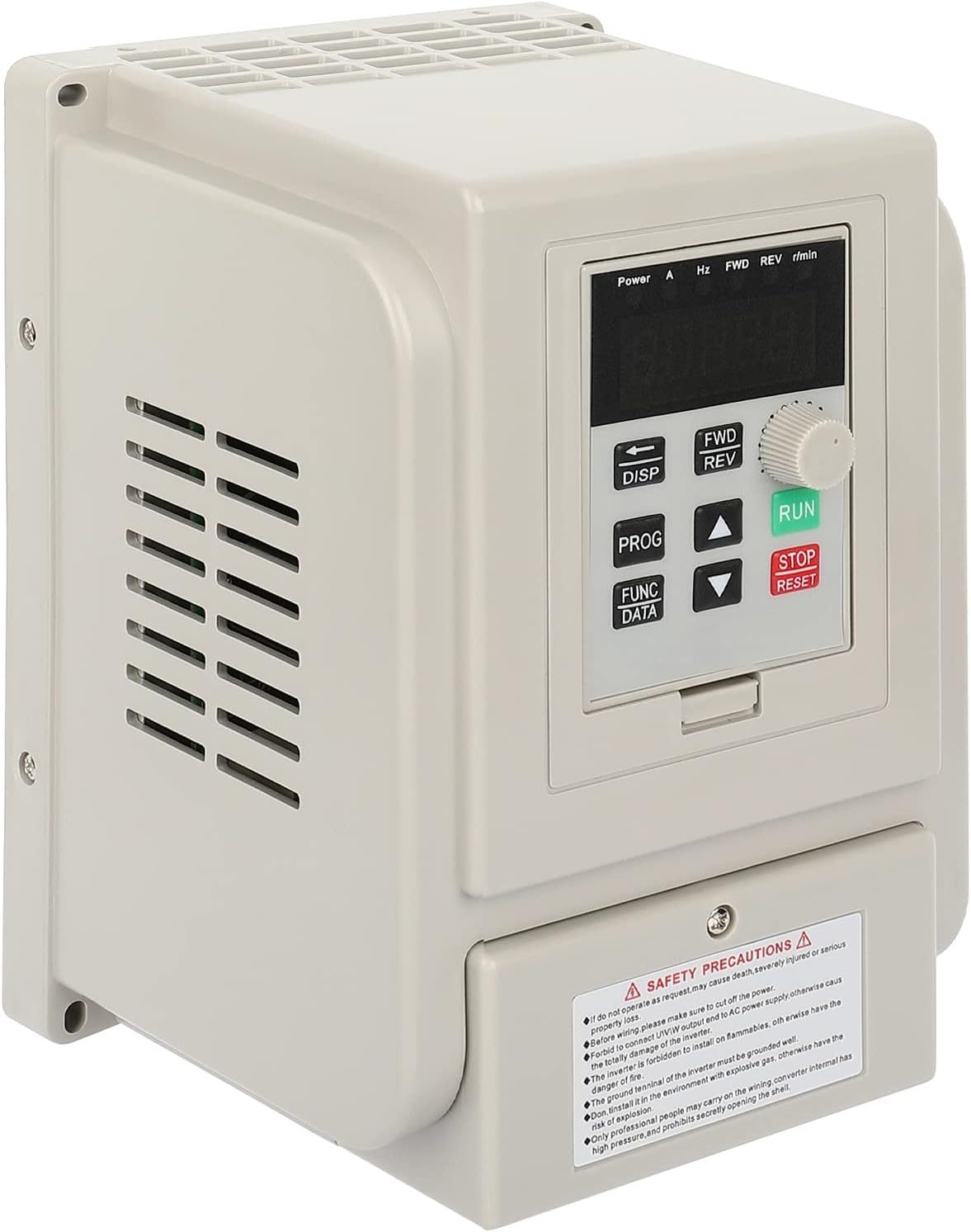 GCCSJ 4KW 6HP VFD Inverter AC 220V 20A Variable Frequency Drive Single Phase to 3 Phase Converter for Spindle Motor Speed Control(1 Phase Input and 3 Phase Output)