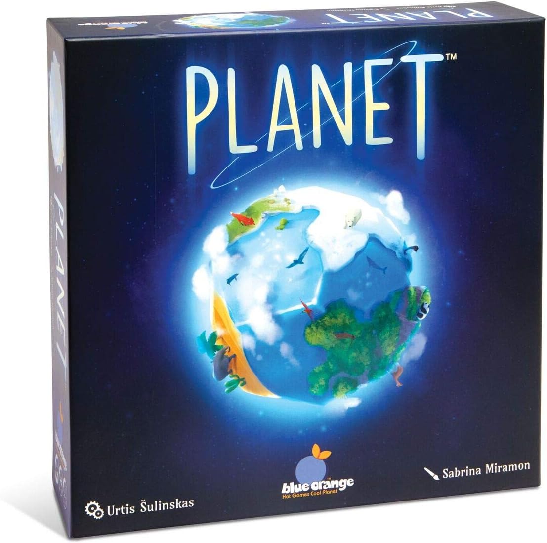 Blue Orange Games Planet Board Game – Award Winning Kids, Family or Adult Strategy 3D Board Game for 2 to 4 Players. Recommended for Ages 8 & Up.