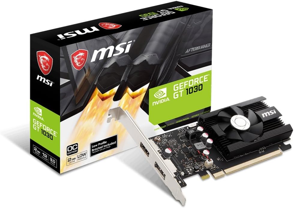 MSI GT 1030 2GD4 LP OC Computer Graphics Cards