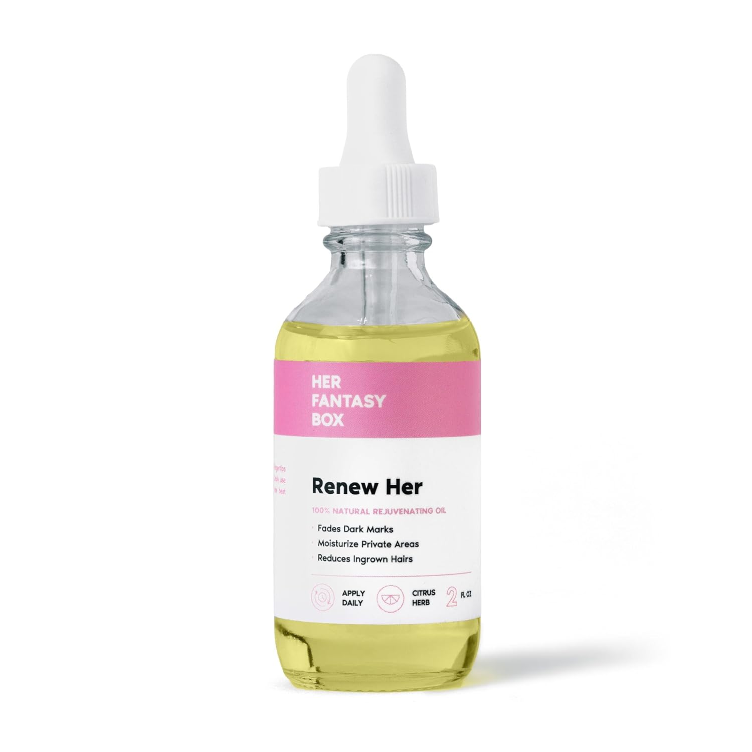 Renew Her – Natural Rejuvenating Oil for Dark Spots, Ingrown Hair, and Skin Brightening – Nourishing, Moisturizing Formula for All Skin Types