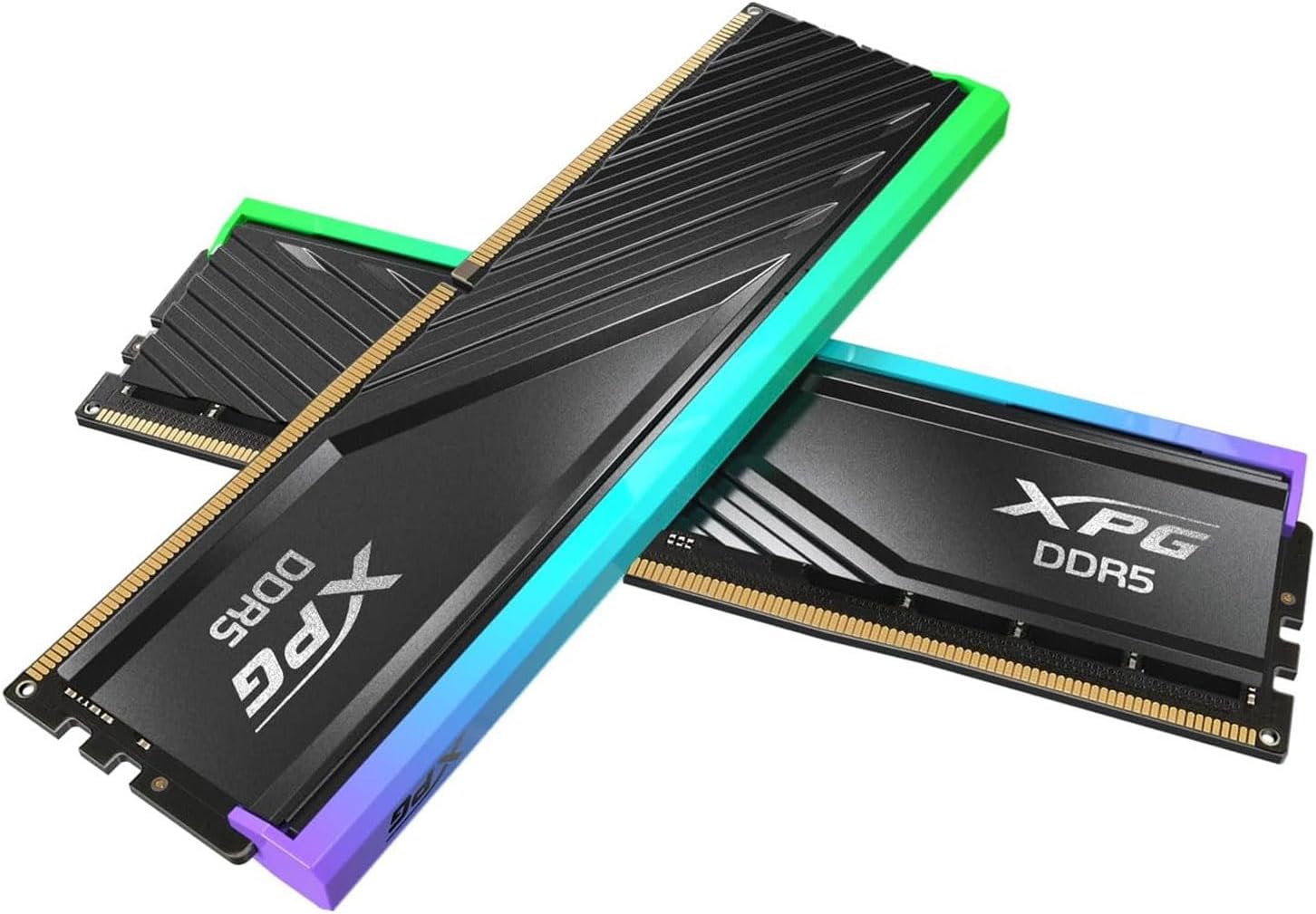 XPG Lancer Blade RGB Gaming DDR5 6000MHz CL30 16GB (2 x 8GB) PC5-48000 RAM 288-Pins UDIMM Desktop Memory Kit Black