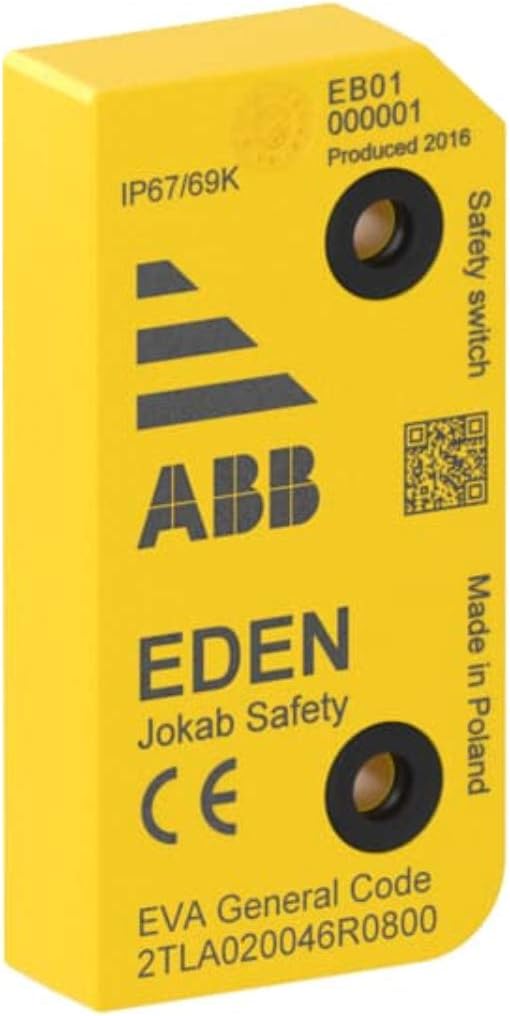 Abb 2Tla020046r0800, Eden Jokab Safety, Eva General Code, 0-15 +/-2Mm, 2Tla020046r0800