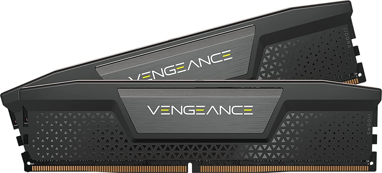 CORSAIR VENGEANCE DDR5 RAM 64GB (2x32GB) 5200MHz CL40-40-40-77 1.25V Intel XMP Desktop Computer Memory – Black (CMK64GX5M2B5200C40)