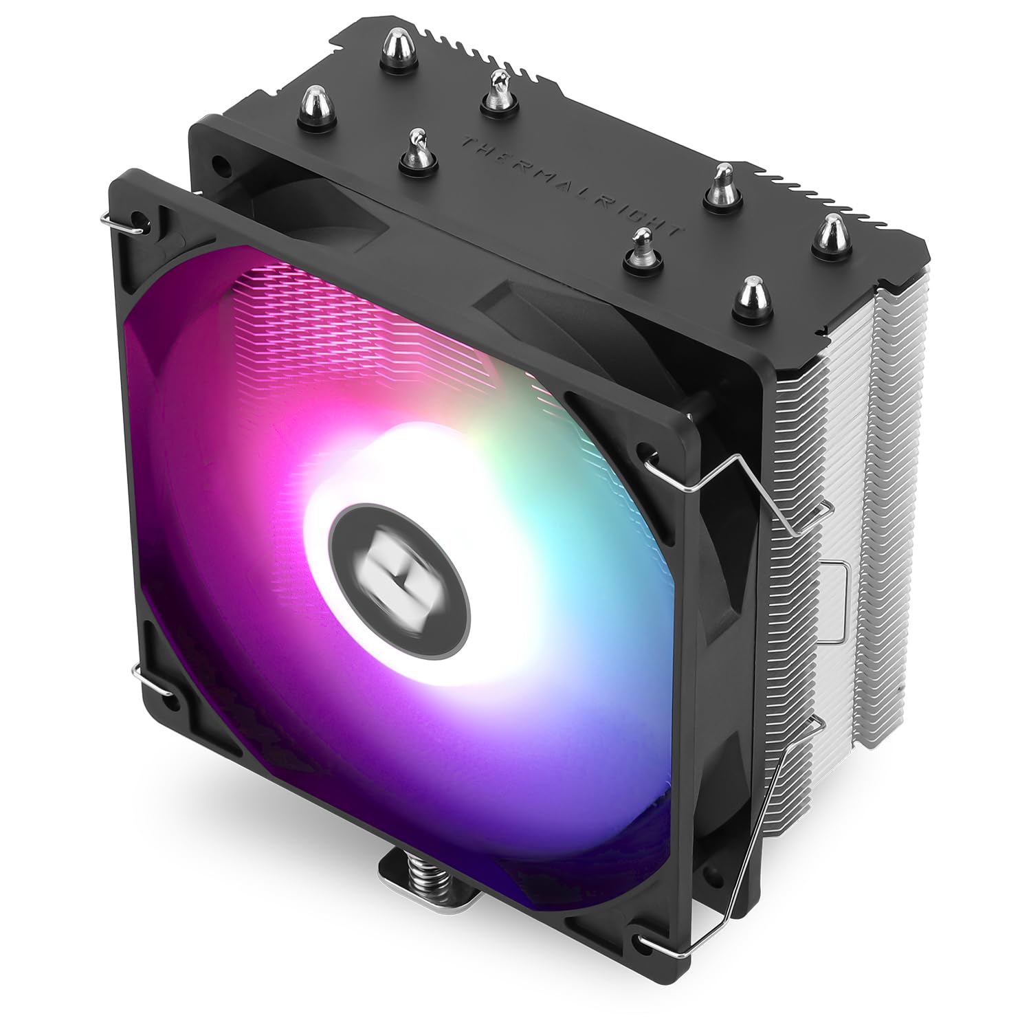 Thermalright Assassin X 120R SE V2 CPU Cooler, 4×6mm Heat Pipes, 1550RPM Speed 120mm RGB PWM Quiet Fan CPU Cooler with S-FDB Bearing, for AMD AM4 AM5/Intel 1700/1150/1151/1200