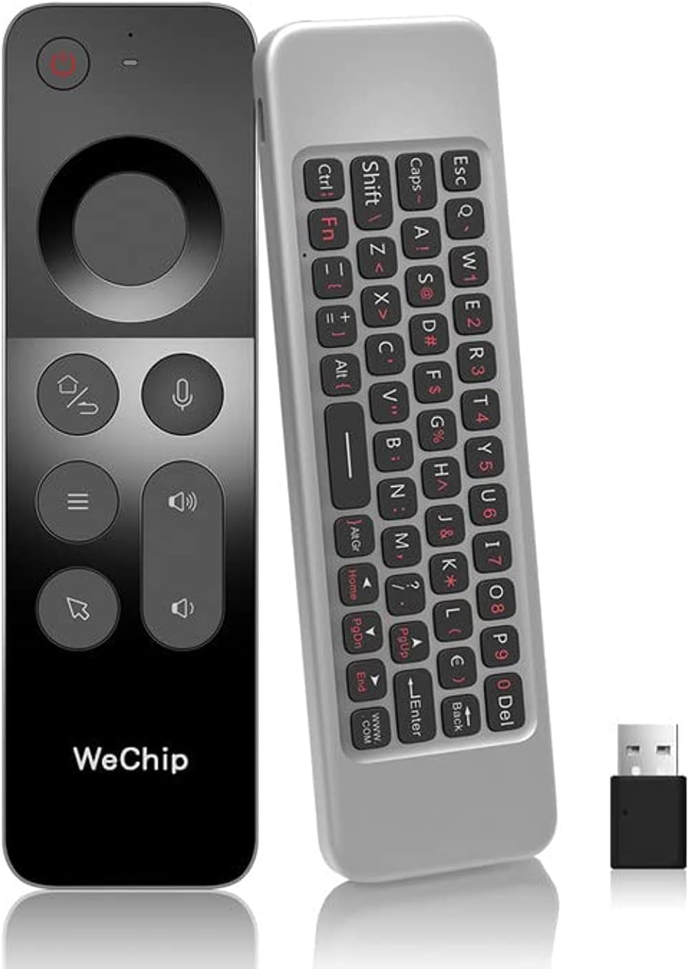 WeChip W3 Air Mouse 4-in-1 W3 Voice Remote 2.4g Wireless Remote Control for Nvidia Shield/Android Tv Box/PC/Projector/HTPC/All-in-one PC