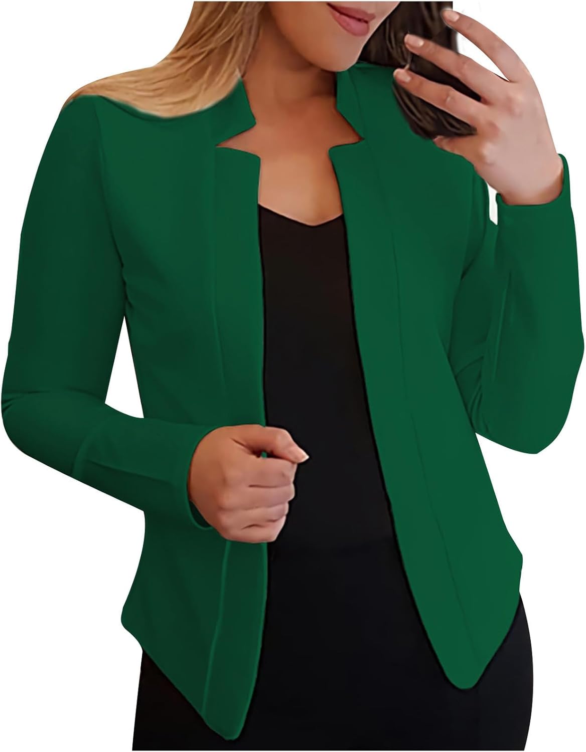 MRGIINRI 2024 Fall Blazers for Women Suit Jackets Dressy Business Casual Outfits Open Front Dressy Work Office Jackets Blazer