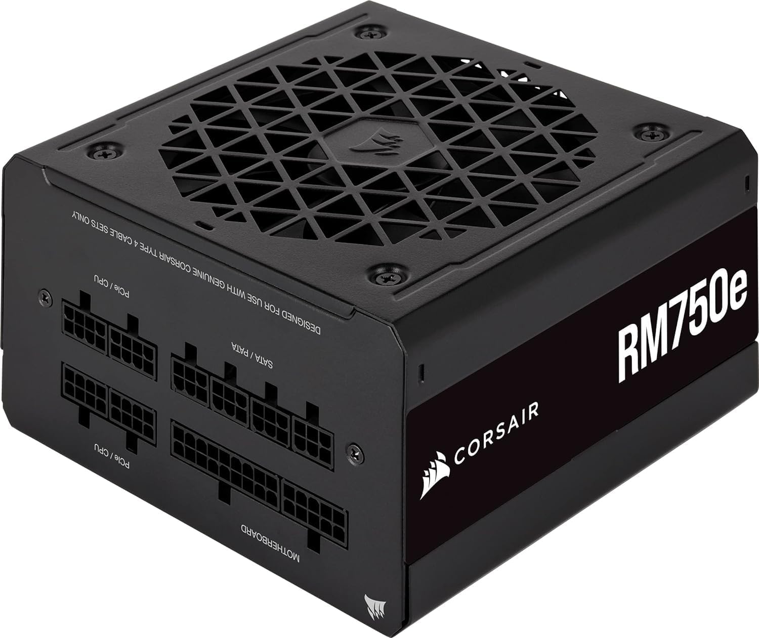 Corsair RM750e (2023) Fully Modular Low-Noise Power Supply – ATX 3.0 & PCIe 5.0 Compliant – 105°C-Rated Capacitors – 80 Plus Gold Efficiency – Modern Standby Support – Black (Renewed)