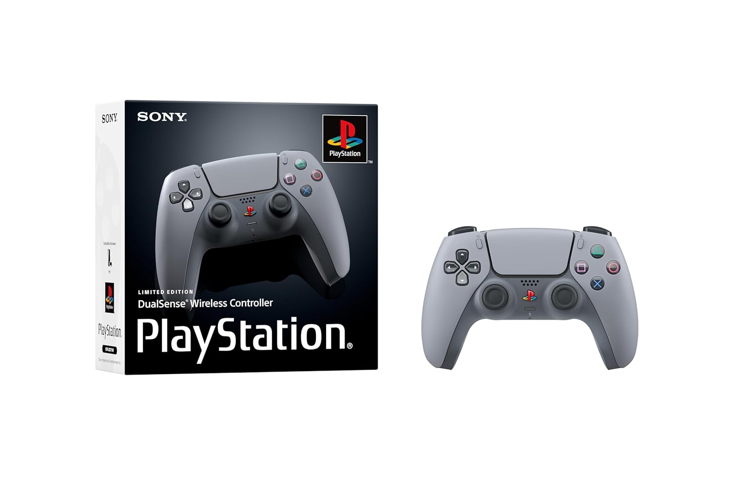 Sony PlayStation DualSense wireless controller – 30th Anniversary Limited Edition (Renewed Premium)