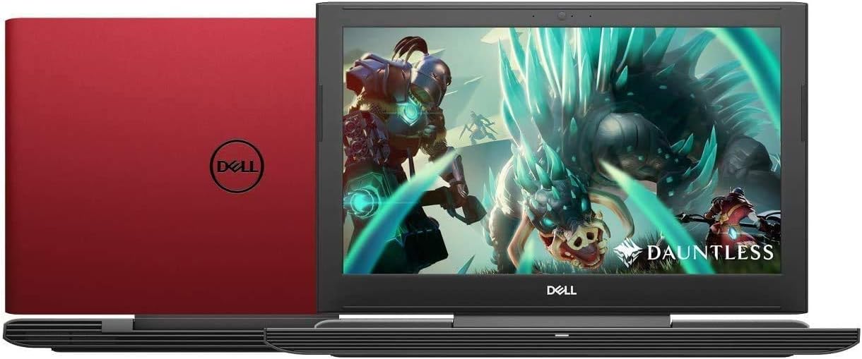 Dell G5 Gaming Notebook Computer 15.6?, Intel Core i7-8750H, Nvidia Geforce GTX 1050Ti 4GB, 8GB RAM, 1TB + 128GB SSD Storage, G5587-7037RED-PUS