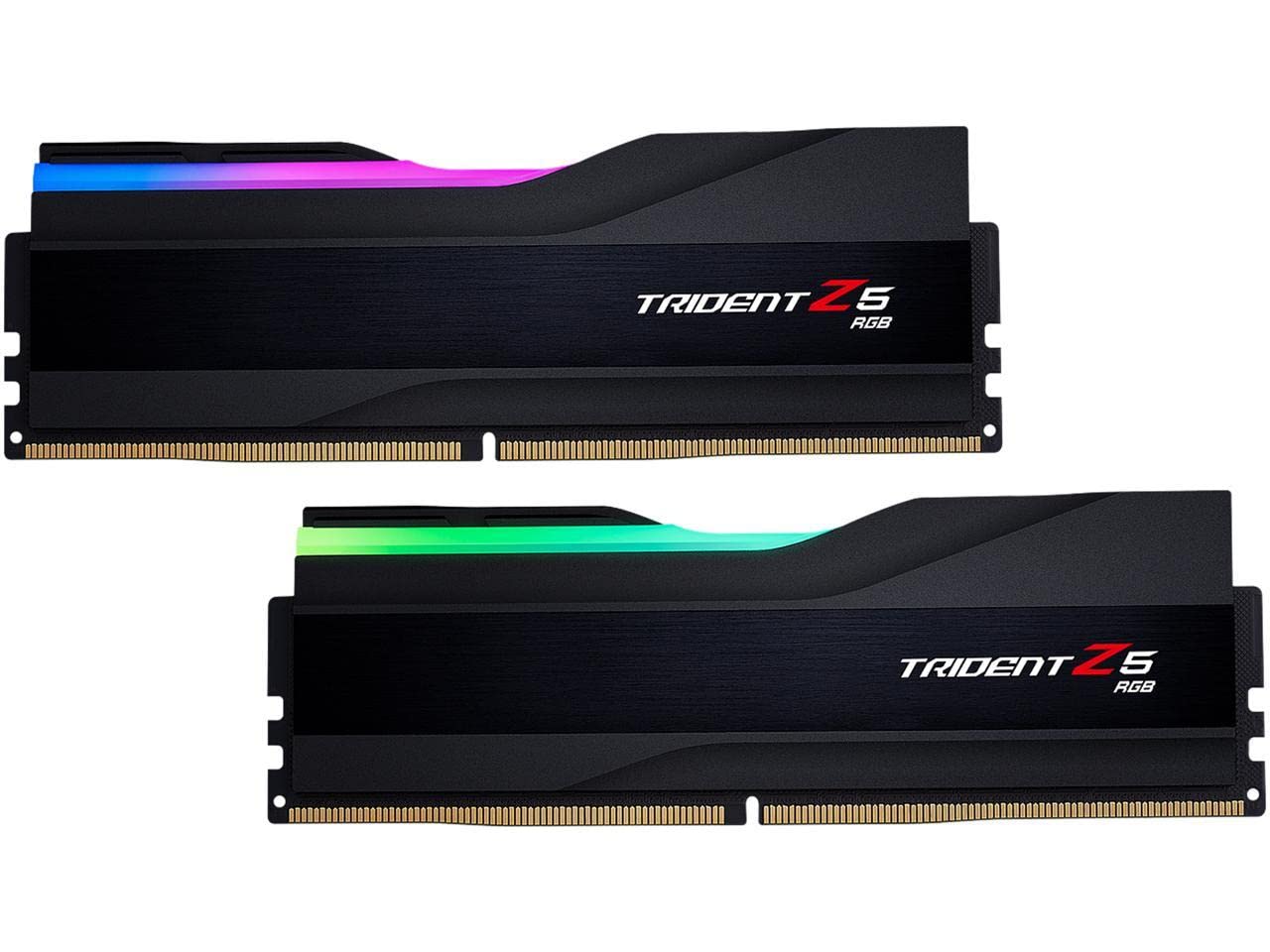 G.SKILL Trident Z5 RGB Series (Intel XMP 3.0) DDR5 RAM 48GB (2x24GB) 8400MT/s CL40-52-52-134 1.40V Desktop Computer Memory UDIMM – Matte Black (F5-8400J4052G24GX2-TZ5RK)