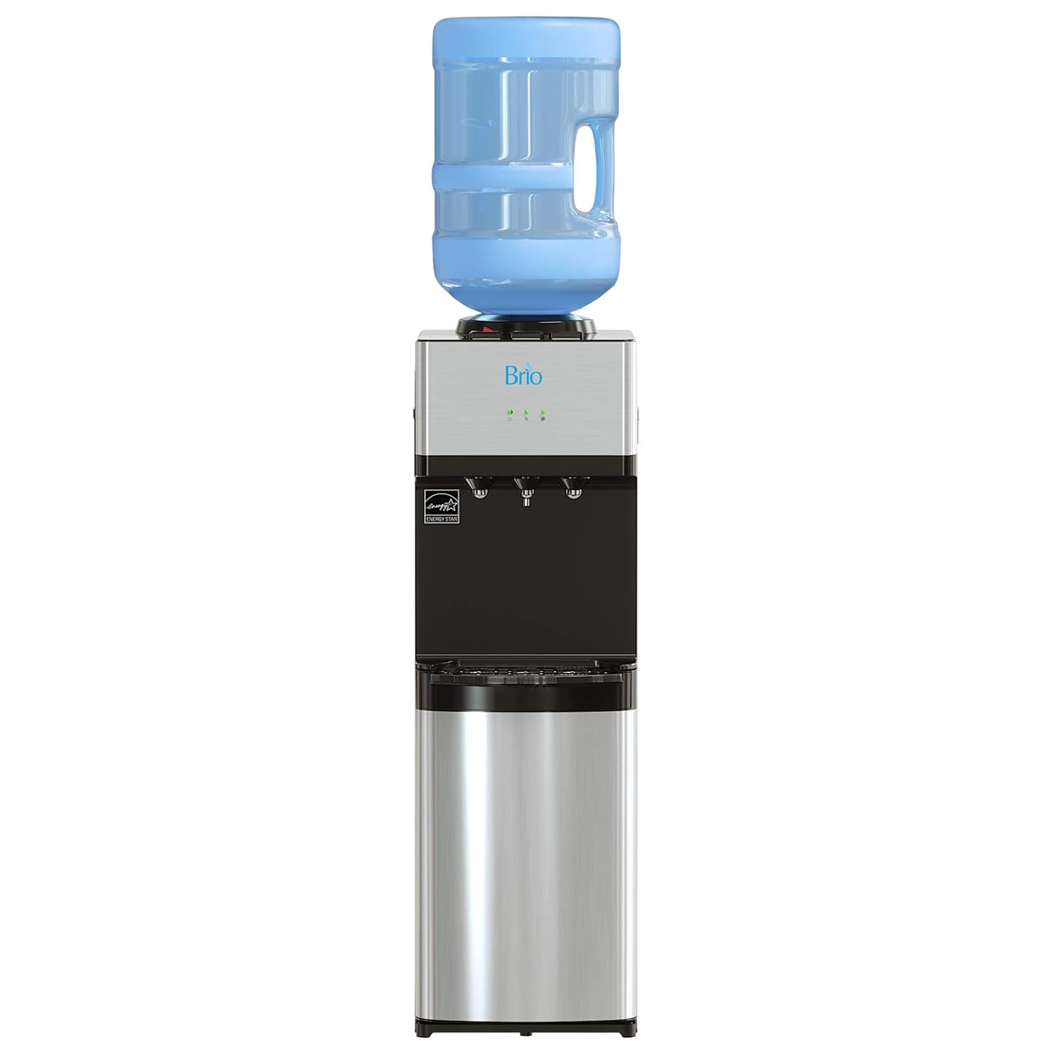 Brio Limited Edition Top Loading Water Cooler Dispenser – Hot & Cold Water, Child Safety Lock, Holds 3 or 5 Gallon Bottles – UL/Energy Star Approved