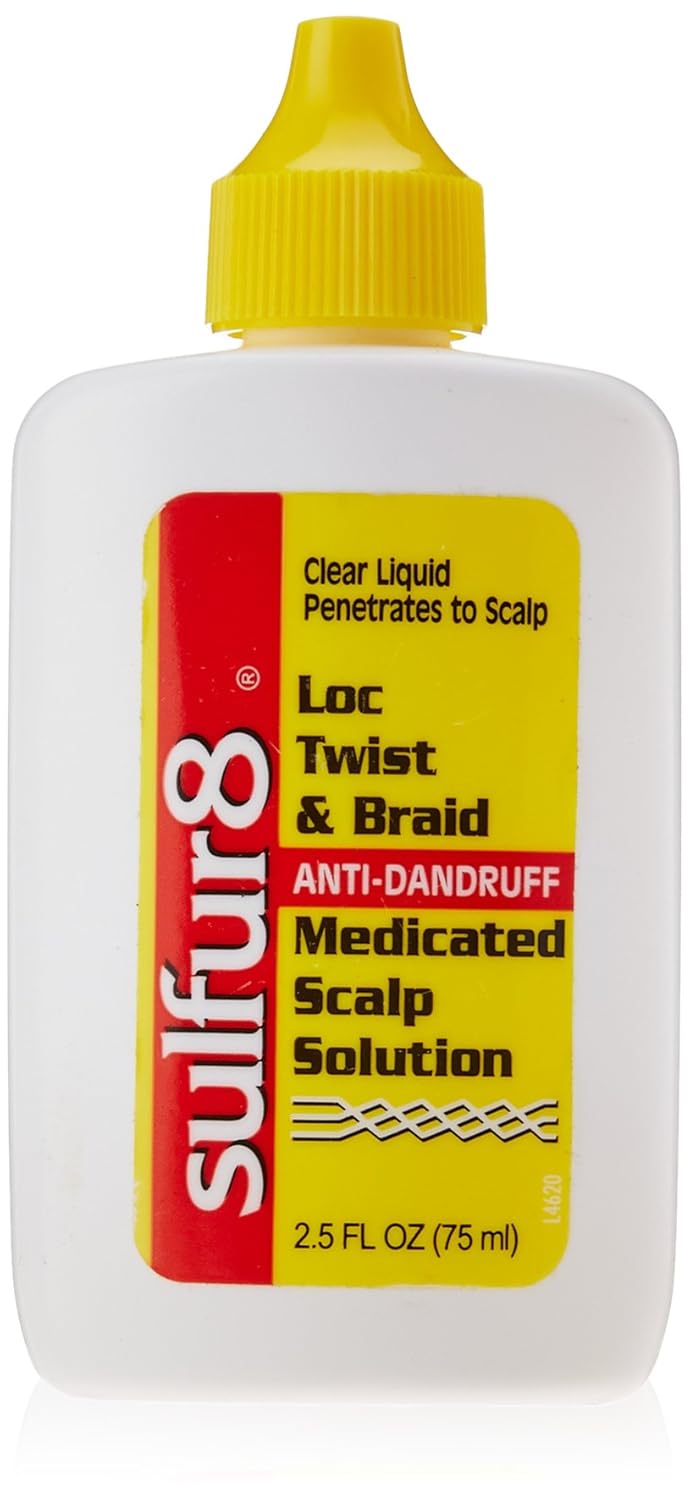 Sulfur8 Loc Twist and Braid Medicated Scalp Solution, 2.5 Ounce