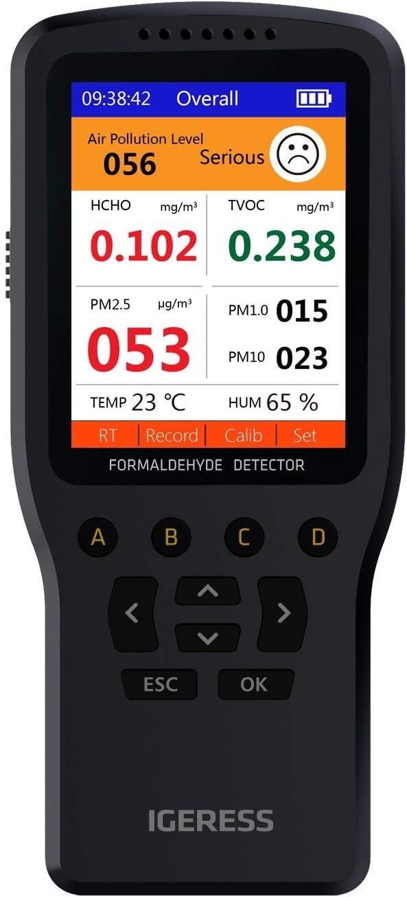 Air Quality Testers for Home. The Humidity sensors and Indoor thermometers in The Laboratory are Used to detect Volatile Harmful Gases in The air Such as Formaldehyde, PM2.5, Benzene, and Ketones.