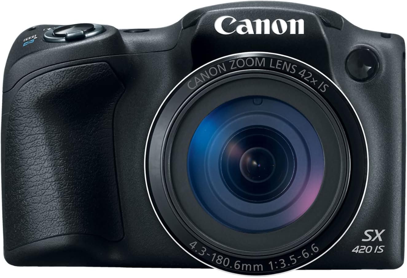 Canon PowerShot SX420 Digital Camera w/ 42x Optical Zoom – Wi-Fi & NFC Enabled (Black)