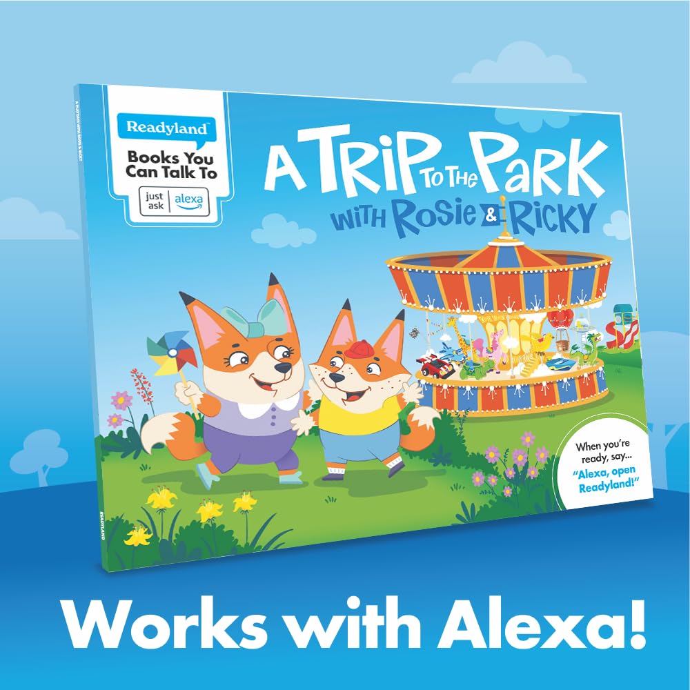 A Trip to the Park with Rosie & Ricky (Readyland: an Alexa Interactive Book for Kids) — a Must-Have Accessory for your Echo