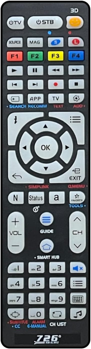 726 Universal Replacement Remote Control for All Mag 250, 254, 256, 322, 324, 410, 420, 424, 424w1, 424w3