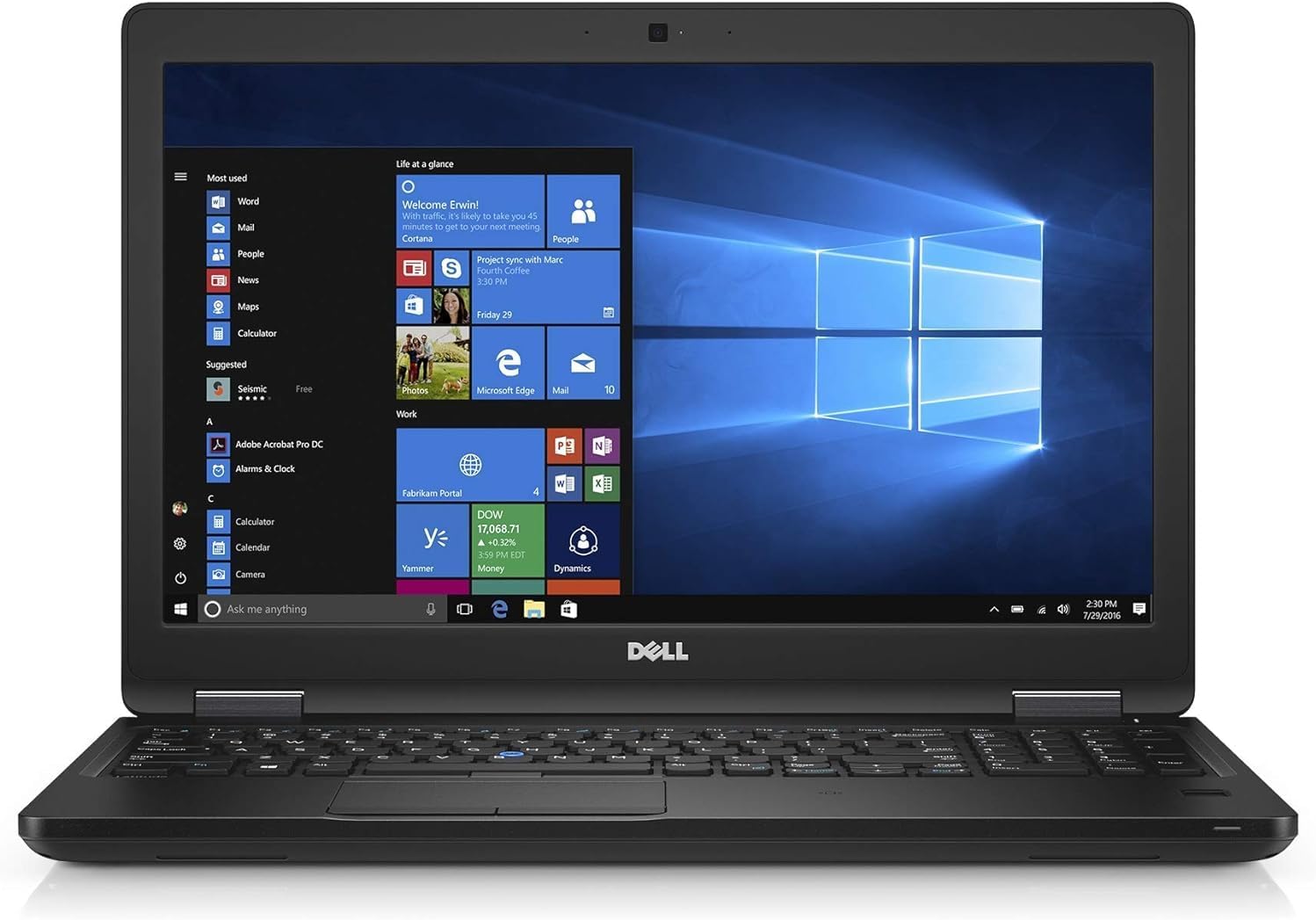 Dell Precision 3520 15.6″ FHD IPS Laptop Computer, Intel Core i7-6820HQ 2.7GHz, NVIDIA Quadro M620, 16GB DDR4 RAM, 512GB SSD, Windows 10 Pro (Renewed)