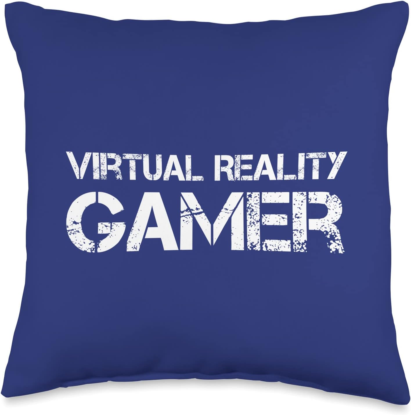 Virtual Reality Gamer Throw Pillow, 16×16, Multicolor