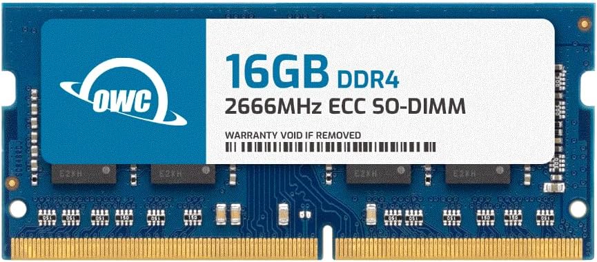 OWC 16GB DDR4 2666MHz PC4-21300 CL19 2RX8 ECC Unbuffered SODIMM 1.2V 260-pin Memory RAM Compatible with Synology D4ECSO-2666-16G, D4ES01-16G