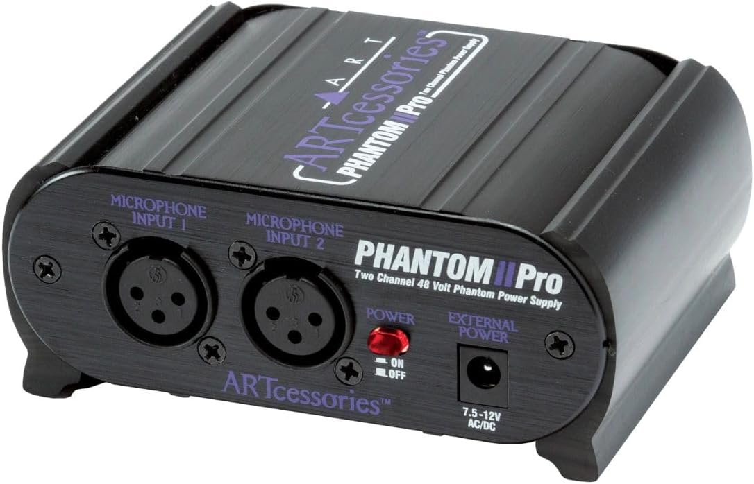 ART Phantom II Pro 2-Channel 48V Phantom Power Supply