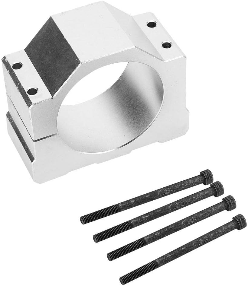 80mm Spindle Mount, Durable Motor Bracket 80mm Spindle Motor Mount Base CNC Clamp Shaft Spindle Motor Base Holder Support Motion Control