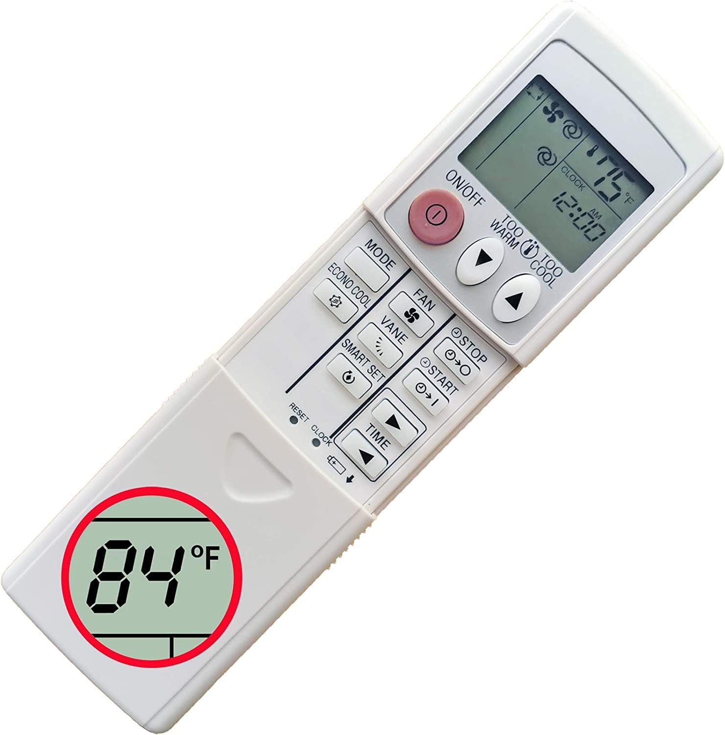 Replacement Air Conditioner Remote Control for Mitsubishi Electric Mr Slim for MSZ-GL06NA MSZ-GL09NA MSZ-GL12NA MSZ-GL15NA