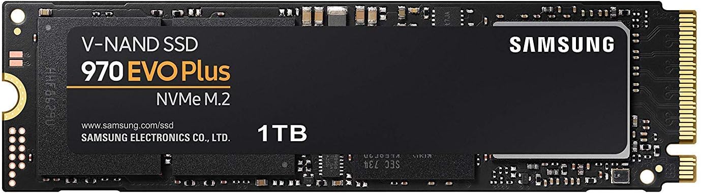 Samsung 970 EVO Plus Series – 1TB PCIe NVMe – M.2 Internal SSD (MZ-V7S1T0BW)