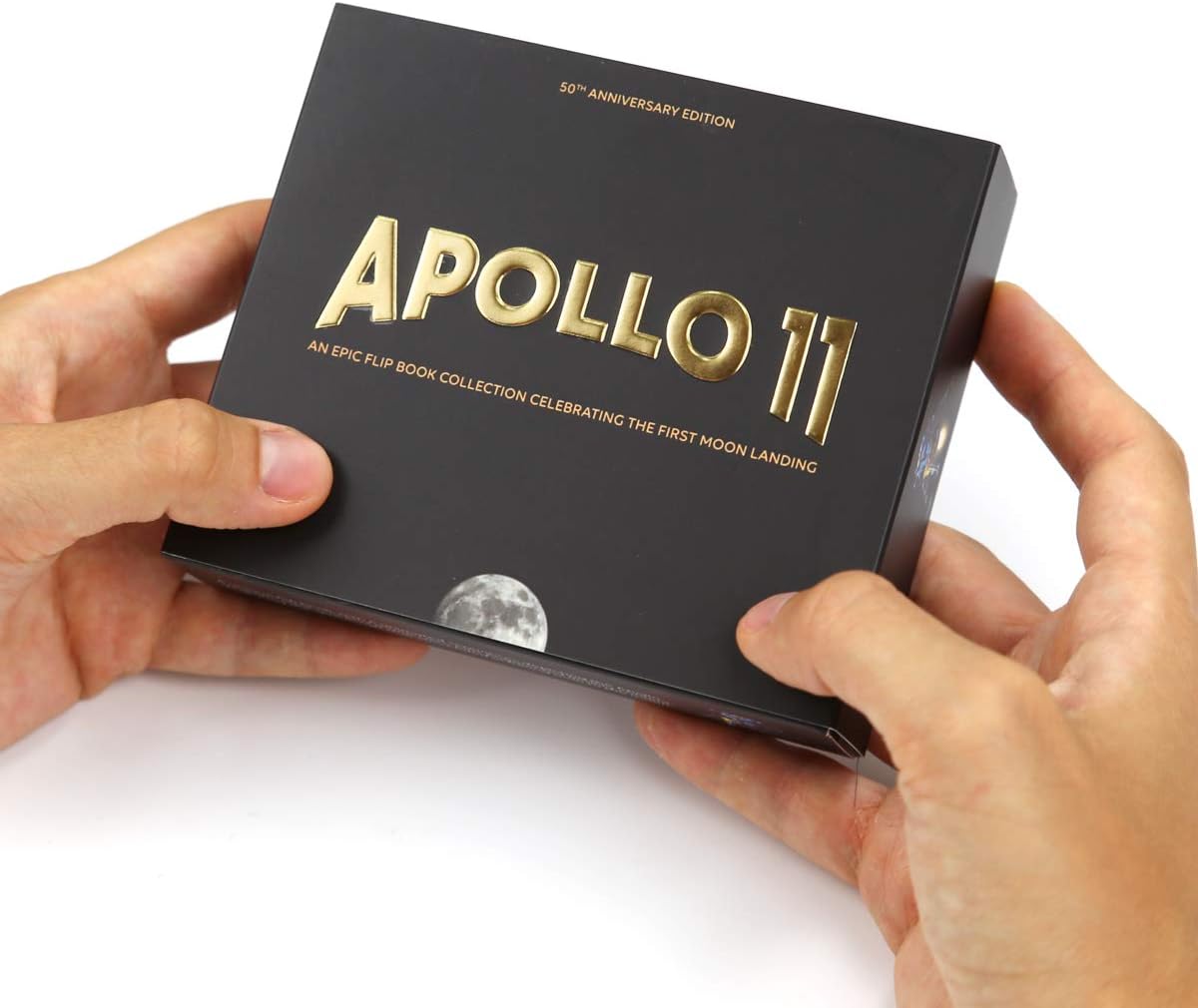 The Apollo 11 Flipbook Edition – 2 Flipbooks with 12 Animations Featuring NASA’s First Moon Landing – Exciting Educational Game – with Saturn V Rocket and Lunar Module in Augmented Reality