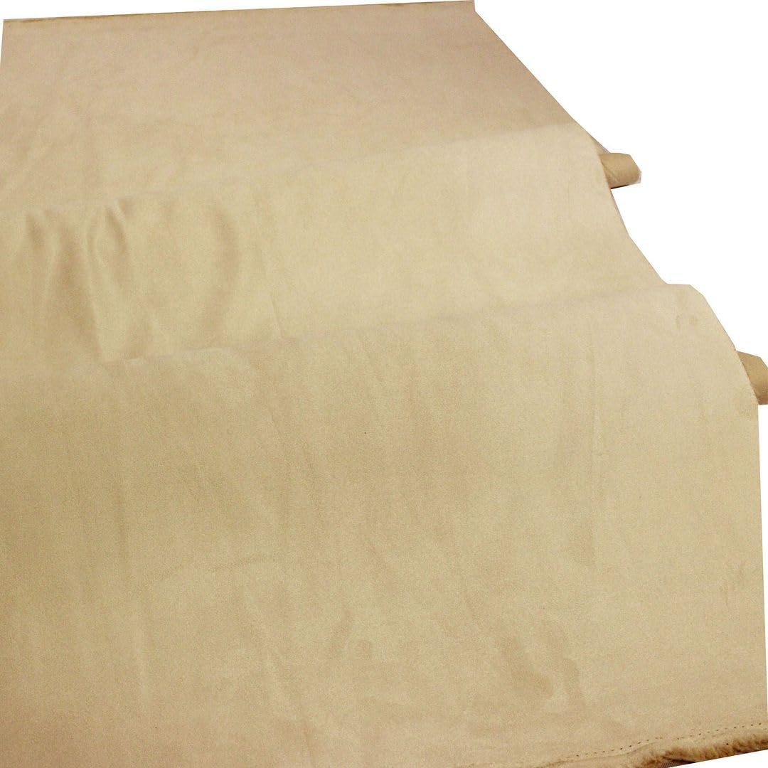 Mybecca Microsuede Suede Fabric 58″ Wide Vintage by The Yard (Color: Parchment) (by Separate Yard)