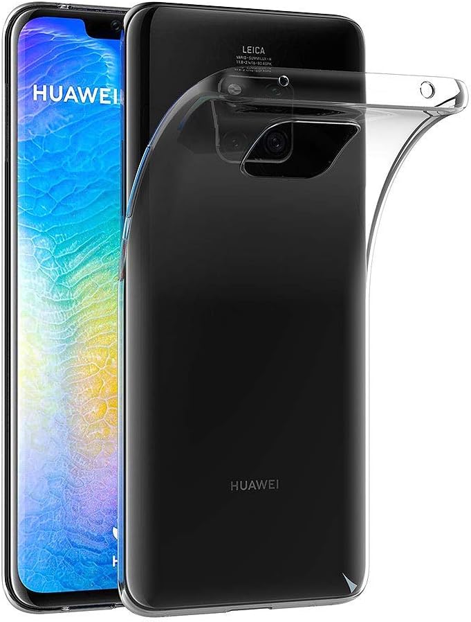 MaiJin Case for Huawei Mate 20 Pro (6.39 inch) Soft TPU Rubber Gel Bumper Transparent Back Cover