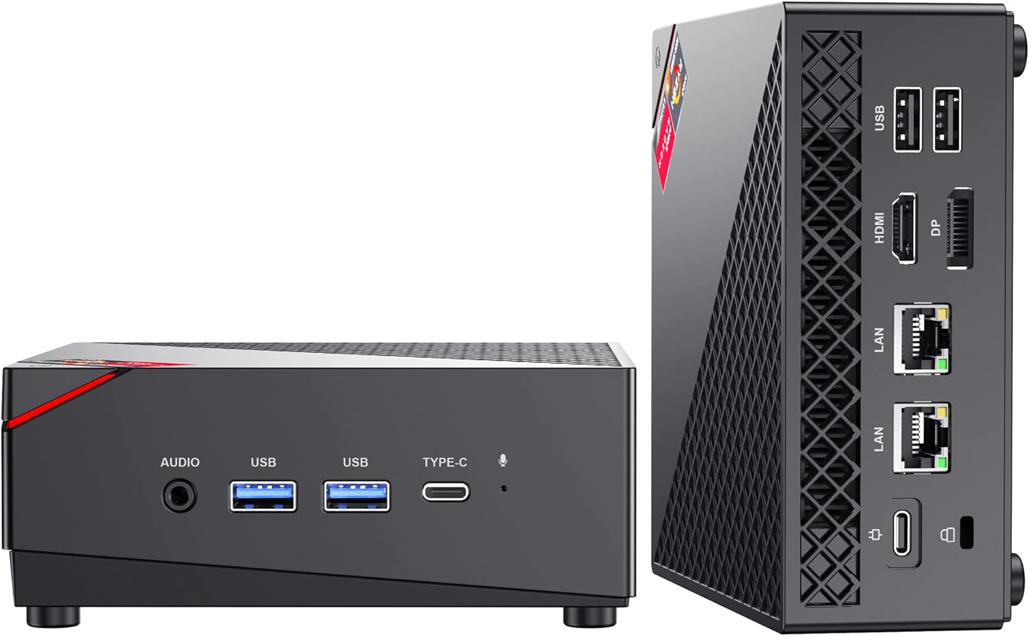 ACEMAGICIAN Dual LAN Mini PC AMD Ryzen 7 5825U Mini PC 32GB DDR4 512GB SSD Mini Computers (8C/16T, up to 4.4Ghz),4K Triple Display Mini Desktop WiFi6/Bluetooth