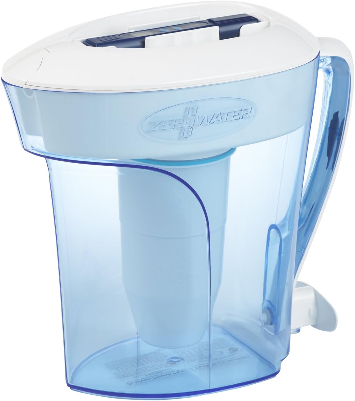 ZeroWater 10-Cup Ready-Pour 5-Stage Water Filter Pitcher 0 TDS for Improved Tap Water Taste – IAPMO Certified to Reduce Lead, Chromium, and PFOA/PFOS