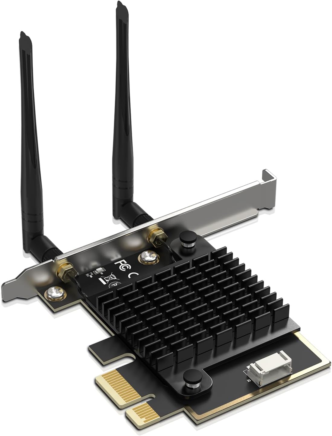 WiFi 7 PCIe Wireless Card Intel BE200 NGW, Bluetooth 5.4, 5800Mbps. Not Support AMD CPU, NICGIGA Network Adapter Support Windows 10/11 (64bit), Ideal for WiFi7/WiFi6E/WiFi6/WiFi5 Router.