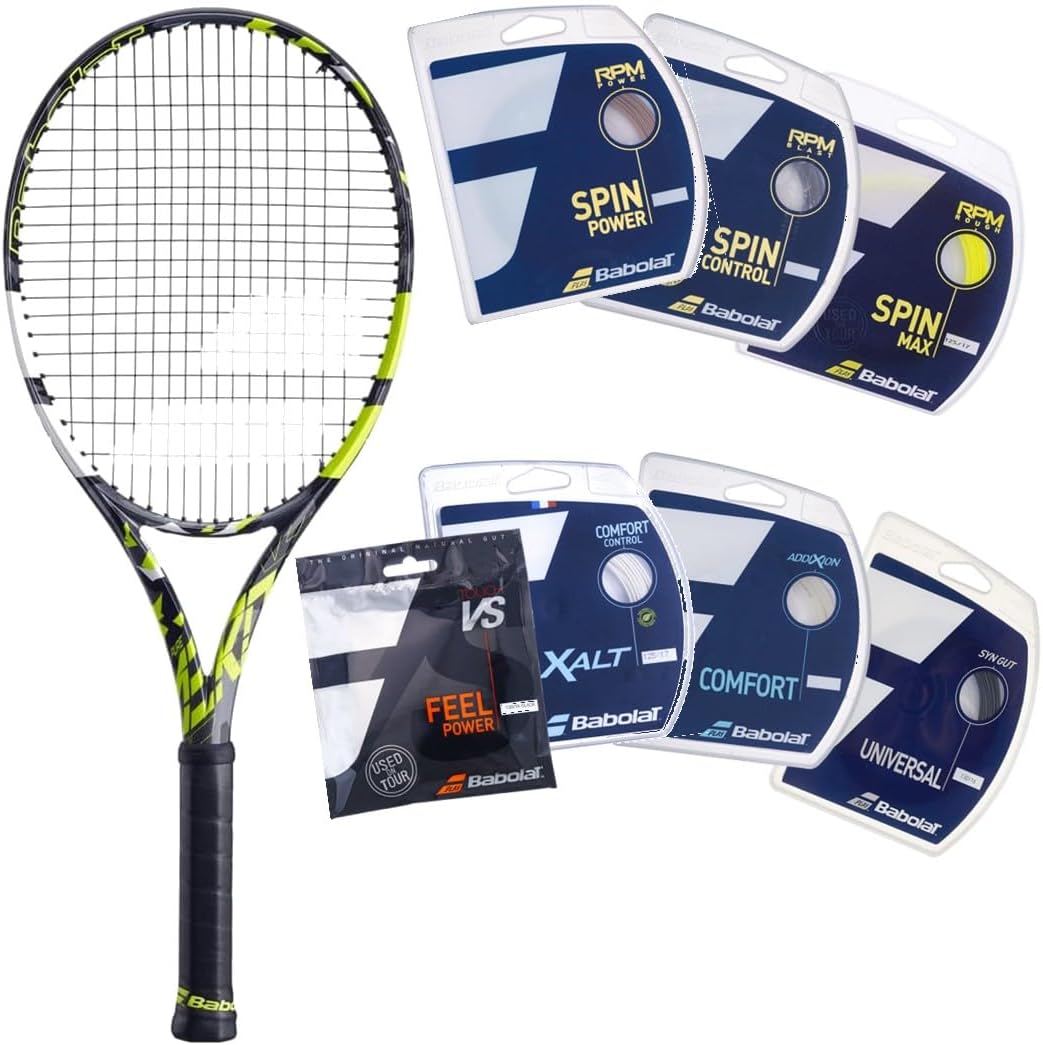 Babolat Pure Aero Tennis Racquet (7th Gen) Strung with Your Choice of String