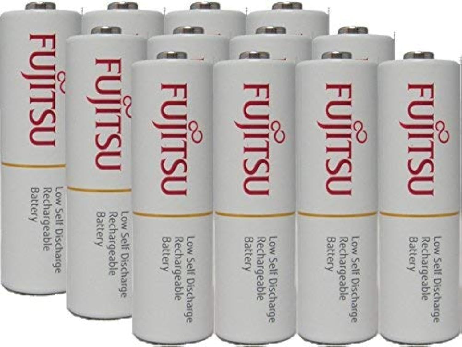 12 Fujitsu Ready-to-use HR3UTC AA Rechargeable Battery NiMH 1.2V Min. 1900mAh Made in Japan