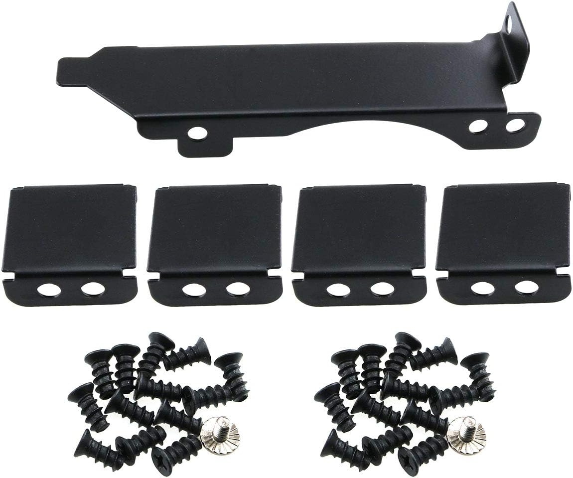 E-outstanding PCI Slot Bracket 1Set Black 3 Slots Fan Mount Rack for Video Card Cooling DIY Support,8cm 9cm Fan Computer Radiator Holder