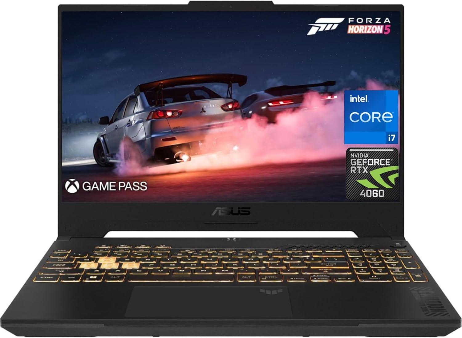 ASUS 2023 Newest TUF Gaming Laptop, 15.6″ FHD IPS 144Hz Display, Intel 14-Core i7-12700H (Up to 4.7 GHz), NVIDIA GeForce RTX 4060, 16GB RAM, 512GB SSD, Wi-Fi 6, Backlit Keyboard, Windows 11 Home