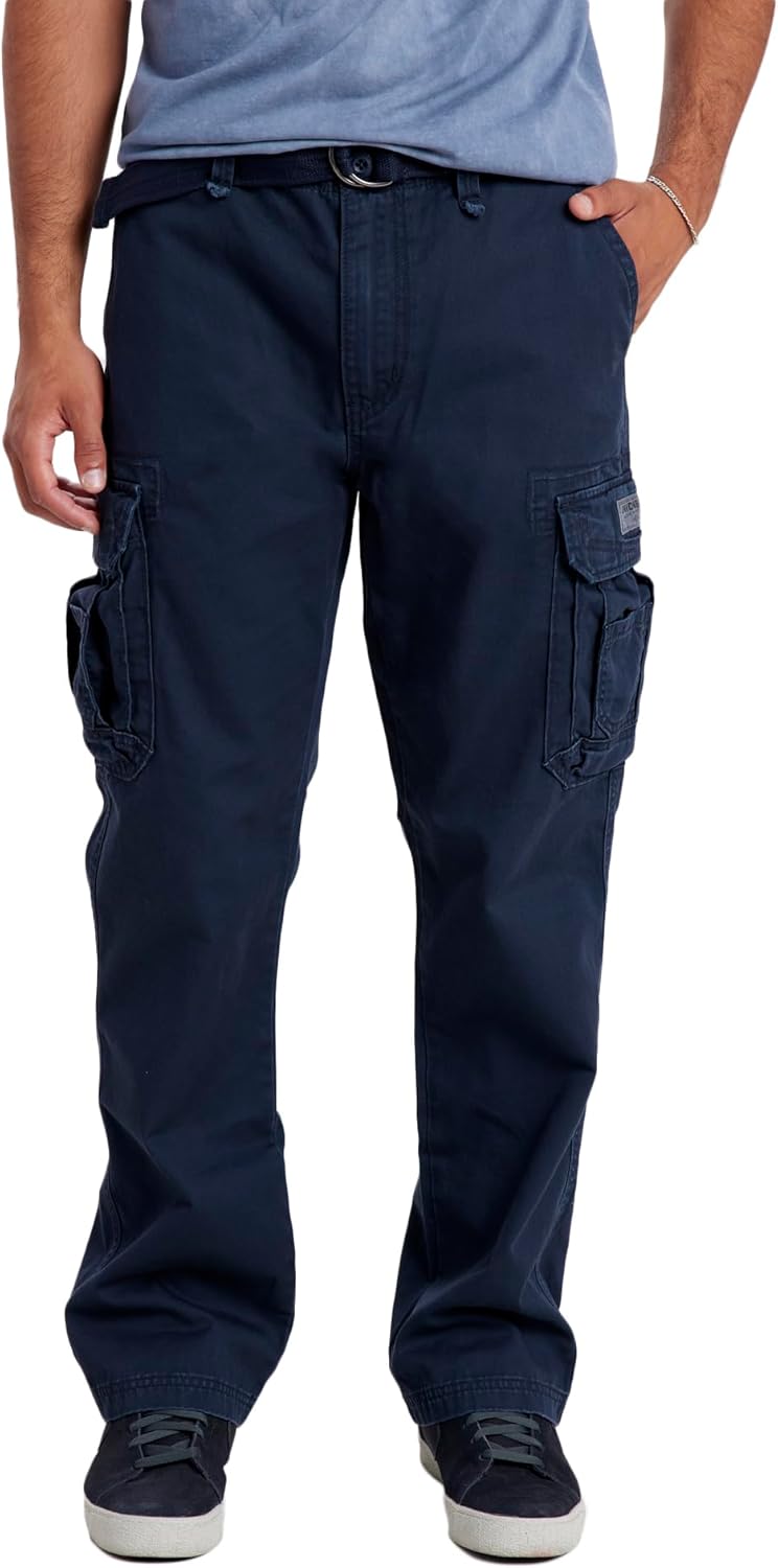 UNIONBAY Men’s Survivor Iv Relaxed Fit Cargo Pant-Reg and Big and Tall Sizes