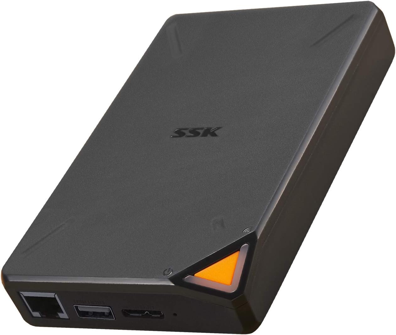 SSK 1TB Portable External Solid State Drive with Wi-Fi Hotspot, Supports Auto-Backup, Phone/Tablet PC/Laptop Wireless Remote Access