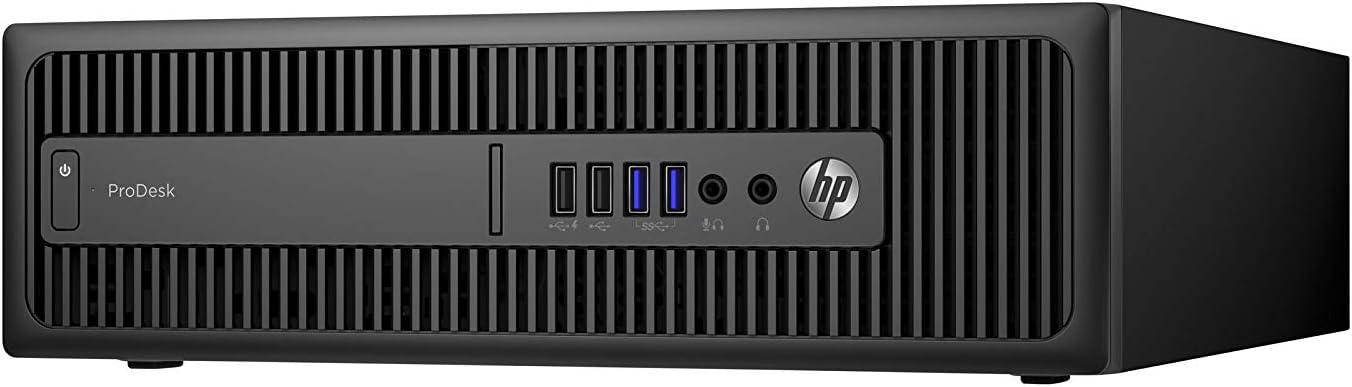 HP ProDesk 600 G2 Small Form Factor PC, Intel Quad Core i5-6500 up to 3.6GHz, 16G DDR4, 512G SSD, 4K Support, VGA, DP, Win 10 Pro 64-Multi-Language Support English/Spanish/French(Renewed)