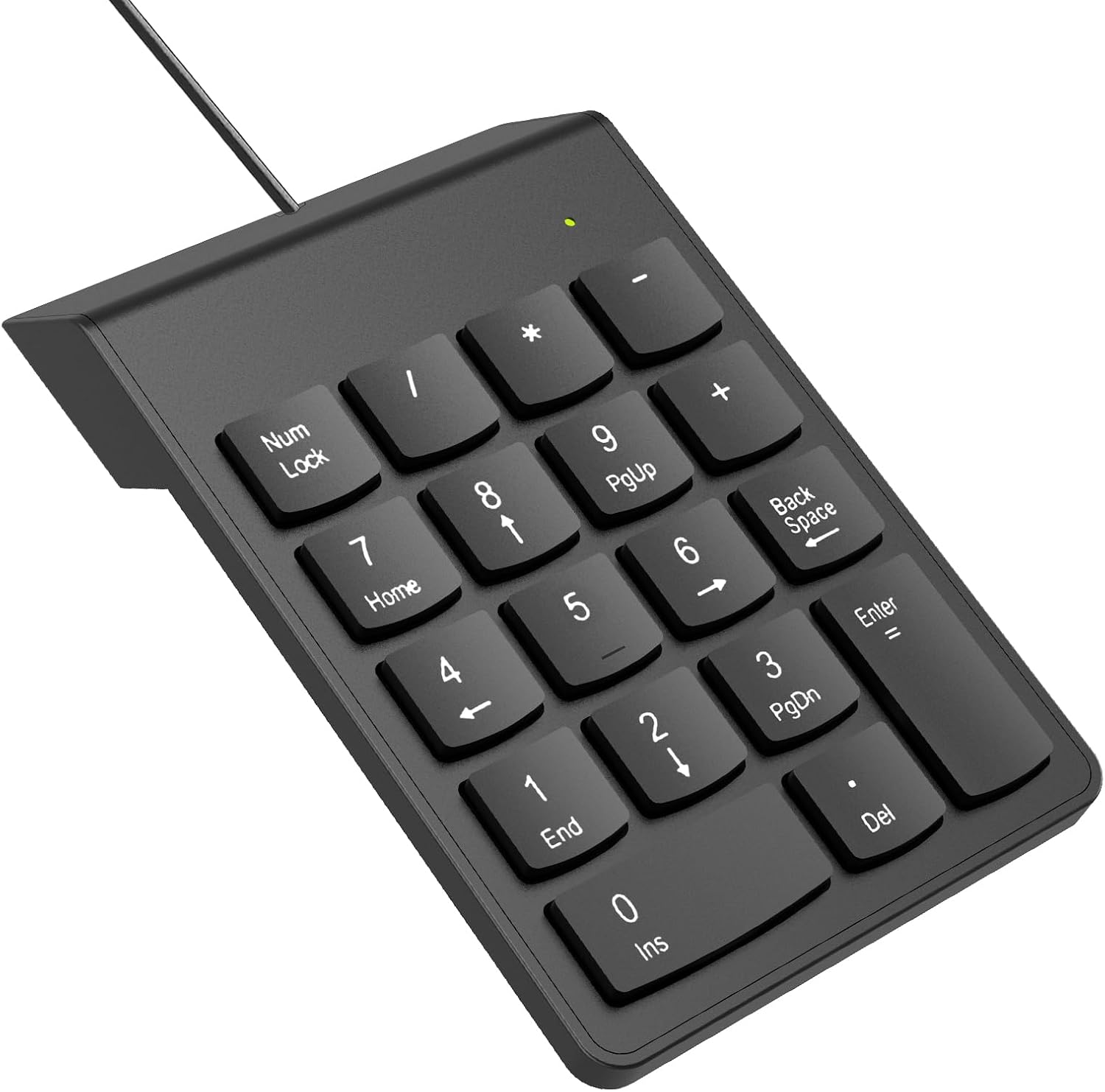 USB Numeric Keypad Numpad Portable Slim Mini 10 Key Number Pad Keyboard for Laptop Desktop Computer PC, Compatible with ChromeBook Surface Notebook, Tax Accountant Calculate Office Travel & Home