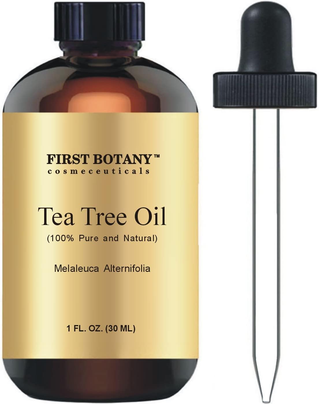 First Botany, 100% Pure Australian Tea Tree Essential Oil with high conc. of Terpinen – A Known Solution to Help in Fighting Acne, Toenail Issues, Dandruff. (1 fl oz)